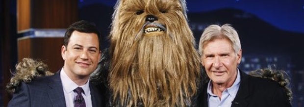 Harrison Ford and Chewbaccca on Jimmy Kimmel Live Header