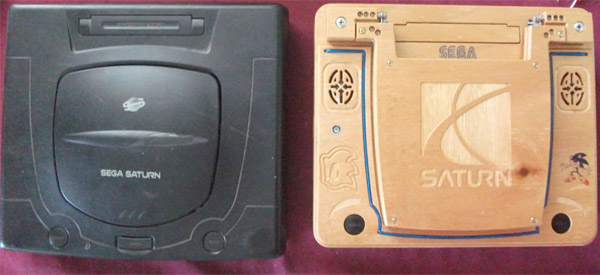 Sega Saturn Wooden Laptop