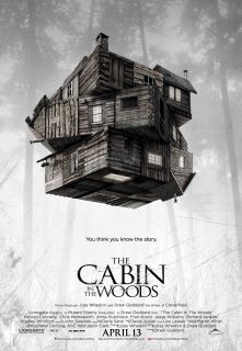Cabin in the Woods Official Movie Poster