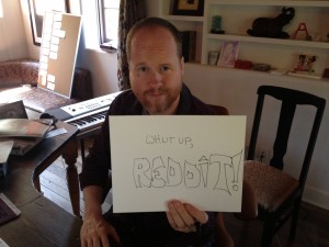 Joss Whedon on Reddit