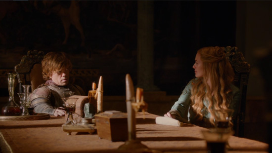 tyrion-cersei the night lands game of thrones