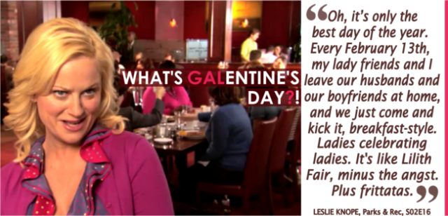 Parks and Recreation Leslie Knope Galentine's Day