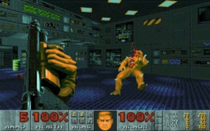 If you didn't grin the first time you did this, either you are a filthy lair, or you never played Doom. 