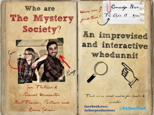 Help the detectives by providing key information in this improv show!