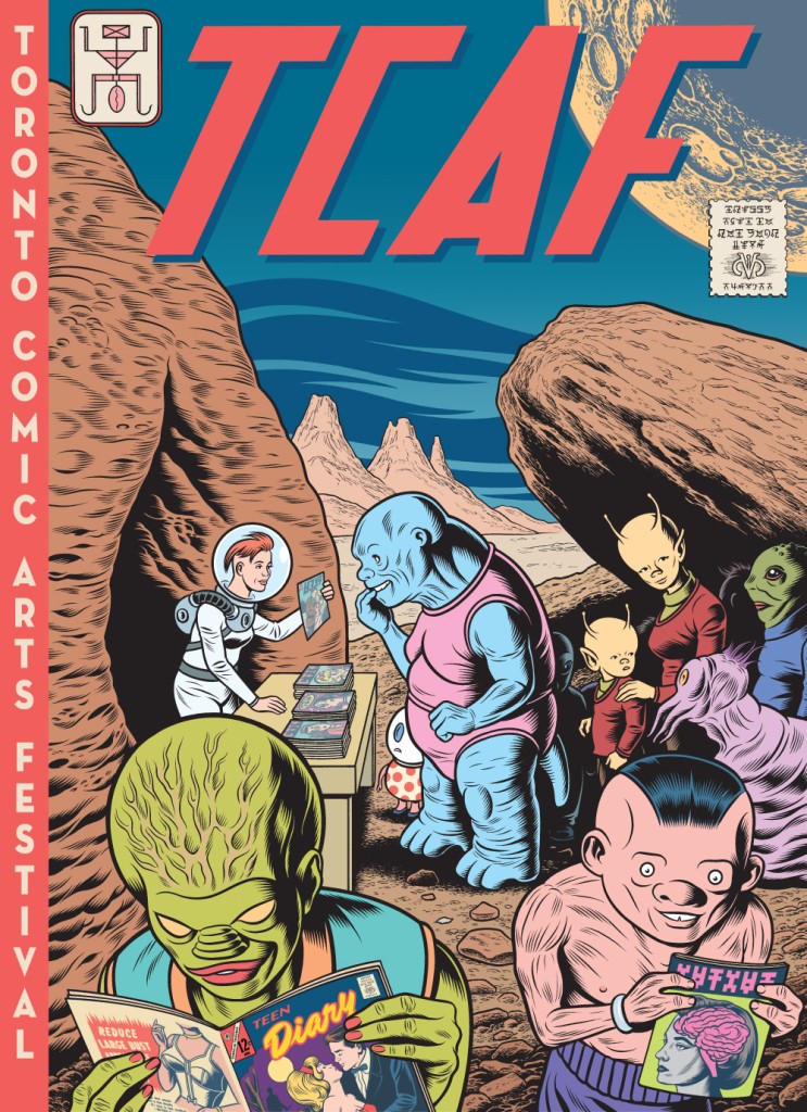 This year's TCAF poster is by Charles Burns