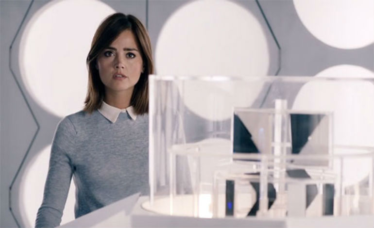 Clara in a Classic TARDIS