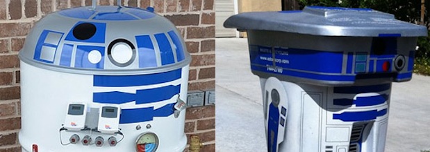 r2d2 bbq, garbage can