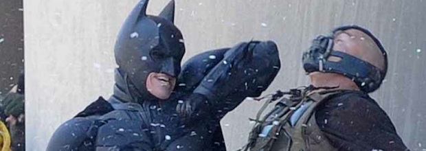 Dark Knight Rises footage: Batman vs Bane on set | GEEKPR0N