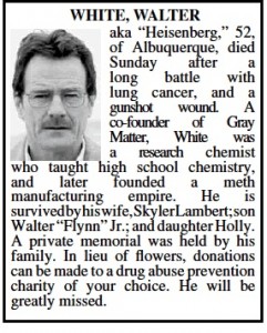 Walter White Obituary from The Albuquerque Journal