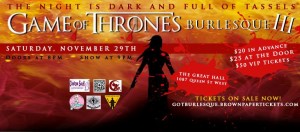 Game of Thrones Burlesque - can the world get more perfect?